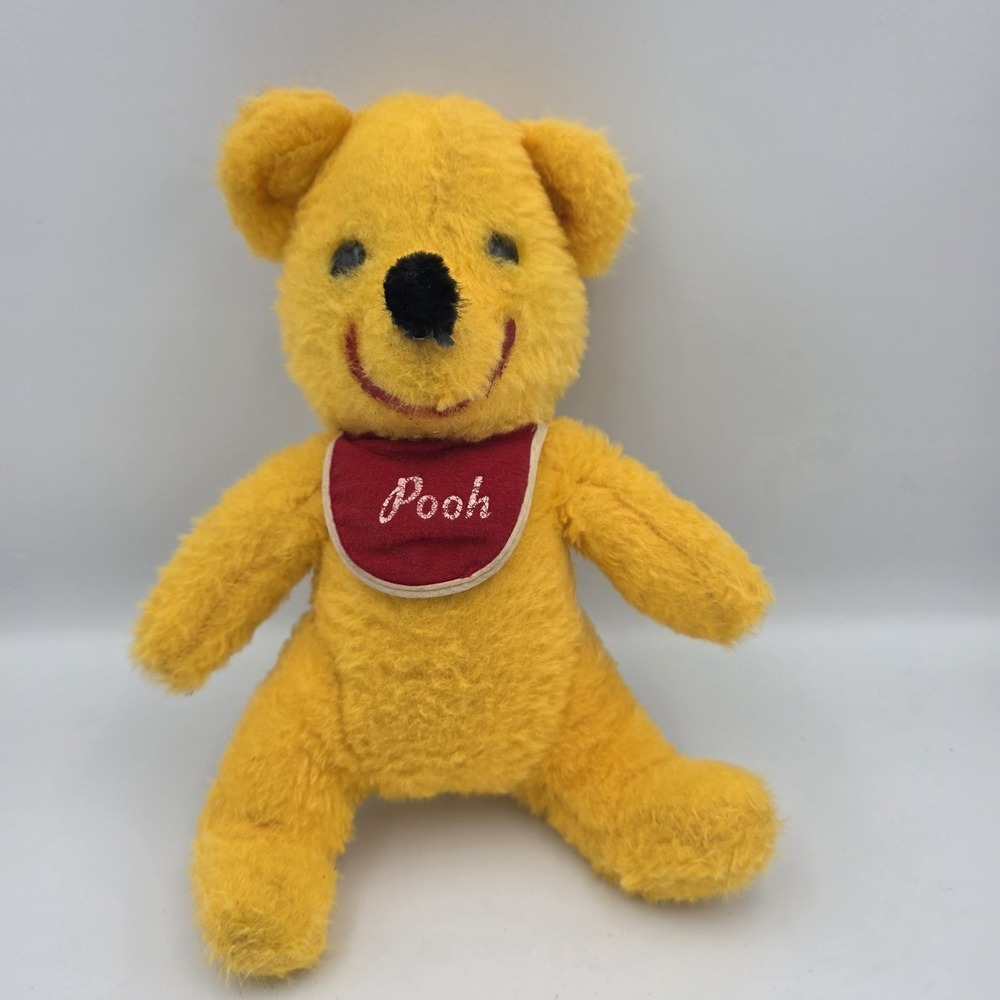 Vintage Winnie The Pooh Plush Gund J Swedlin 1960s Walt Disney Productions USA